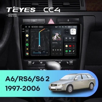 Штатная магнитола Teyes CC4 6/64 Audi S6 2 (1999-2004)