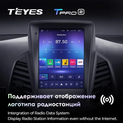 Штатная магнитола Tesla style Teyes TPRO 2 4/64 Ford EcoSport (2014-2018)