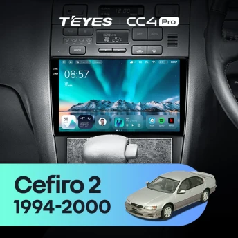 Штатная магнитола Teyes CC4 Pro 8/128 Nissan Cefiro 2 A32 (1994-2000) F1
