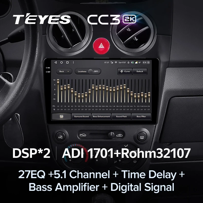 Штатная магнитола Teyes CC3 2K 4/32 Chevrolet Spark M200 (2005-2009)