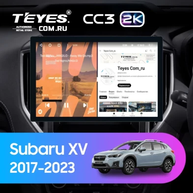 Штатная магнитола Teyes CC3 2K 4/32 Subaru XV (2017-2023) (13")