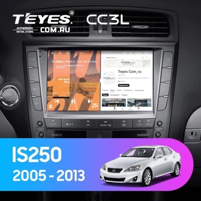 Штатная магнитола Teyes CC3L 4/64 Lexus IS250 XE20 (2005-2013) (Hm) Тип-A