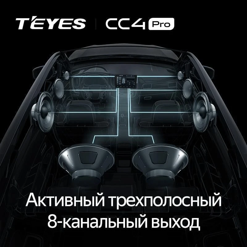 Штатная магнитола Teyes CC4 Pro 12/256 Opel Zafira Life (2019-2024) (13")