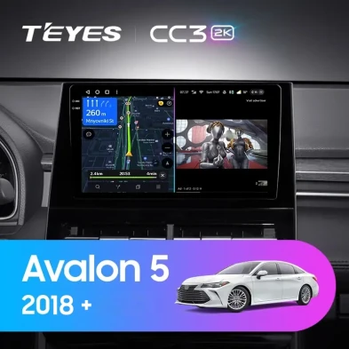 Штатная магнитола Teyes CC3L WiFi 2/32 Toyota Avalon 5 XX50 (2018-2026) F1