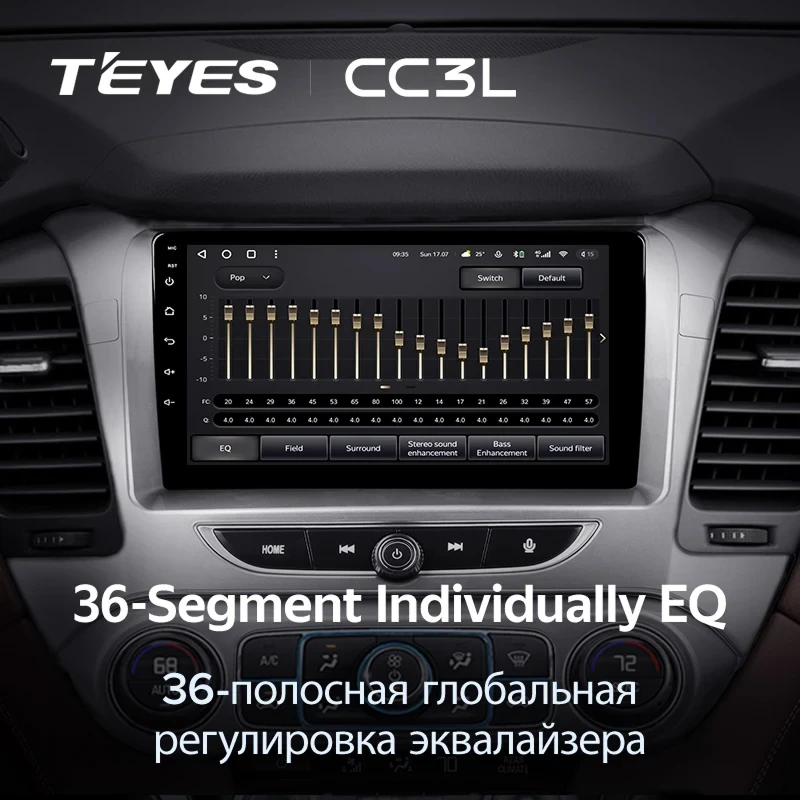 Штатная магнитола Teyes CC3L 4/32 Chevrolet Suburban GMT K2YC (2014-2020)