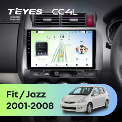 Штатная магнитола Teyes CC4L 6/64 Honda Jazz GD (2001-2008) Правый руль