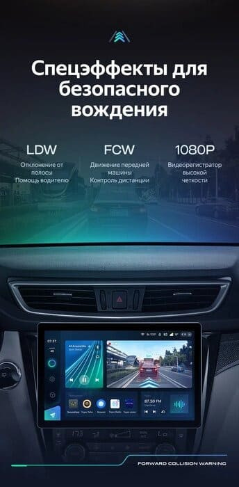 Штатная магнитола Teyes CC3 2K 6/128 Nissan Qashqai 2 (2013-2021) F2 Тип-C (11")