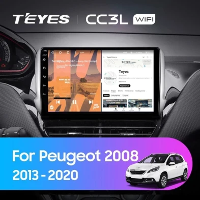 Штатная магнитола Teyes CC3L WiFi 2/32 Peugeot 208 (2013-2020)