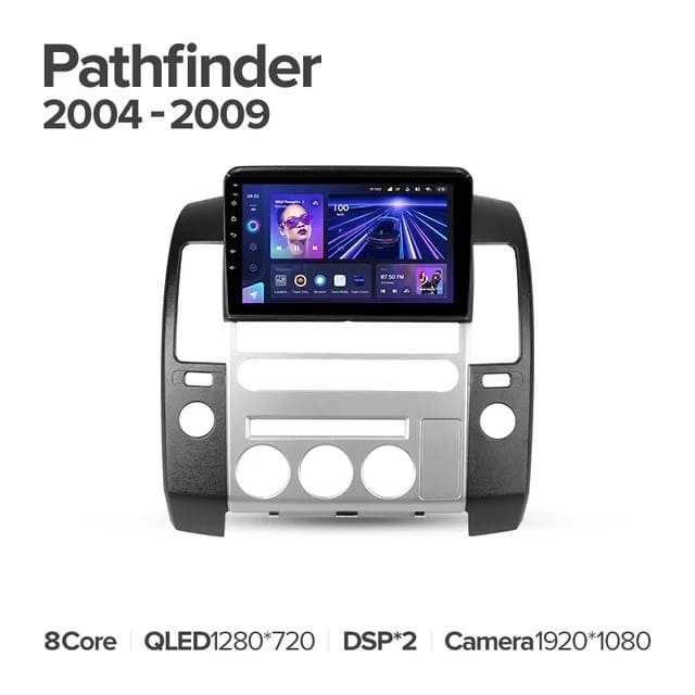 Штатная магнитола Teyes CC3L 4/32 Nissan Pathfinder R51 (2004-2009) F2