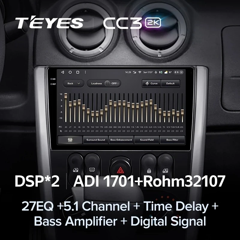 Штатная магнитола Teyes CC3 2K 360 6/128 Nissan Almera 3 G15 (2012-2019) F2