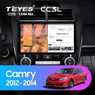 Штатная магнитола Teyes CC3L WiFi 2/32 Toyota Camry 7 XV 50 55 (2012-2014) Америка