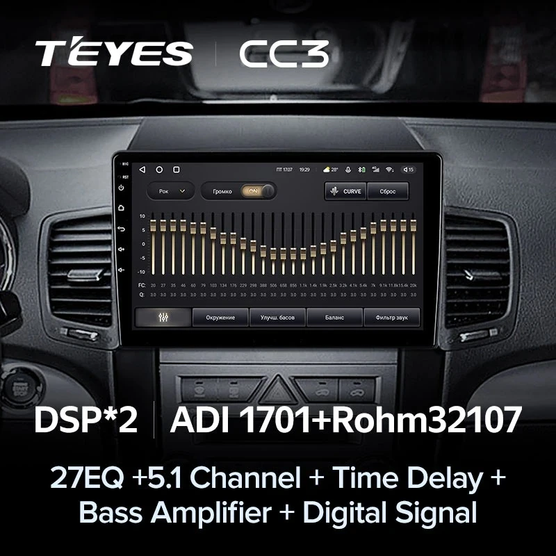Штатная магнитола Teyes CC3 4/32 Kia Sorento 2 XM (2009-2012) Тип-A