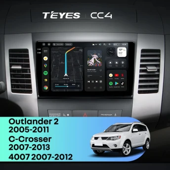 Штатная магнитола Teyes CC4 6/64 Citroen C-Crosser 1 (2007-2013) Тип-A