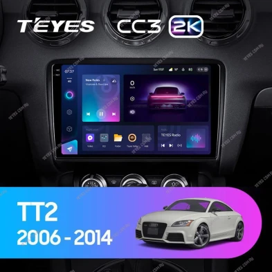 Штатная магнитола Teyes CC3 2K 360 6/128 Audi TT 2 (2006-2014)
