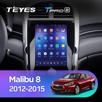 Штатная магнитола Tesla style Teyes TPRO 2 4/64 Chevrolet Malibu 8 (2012-2015) F1