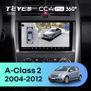 Штатная магнитола Teyes CC4 Pro 360 12/256 Mercedes-Benz A-Class 2 W169 C169 (2004-2012)