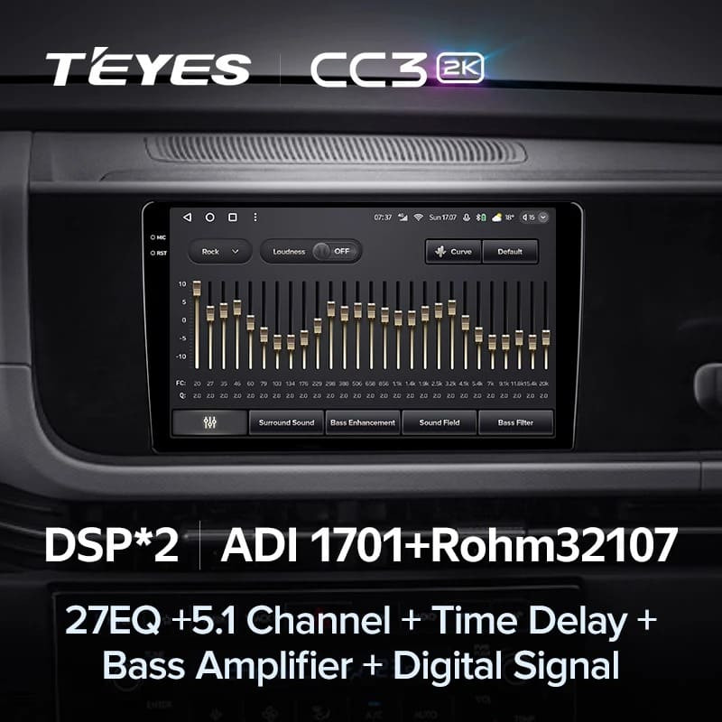 Штатная магнитола Teyes CC3 2K 360 6/128 Hyundai Creta 2 IX25 (2024-2026)