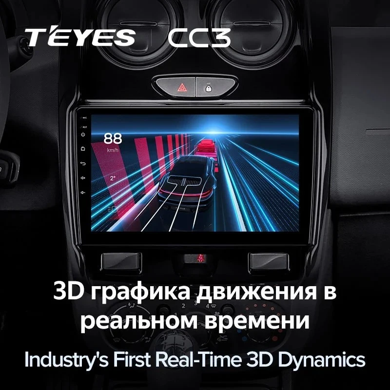 Штатная магнитола Teyes CC3 4/32 Renault Duster (2015-2020) F2