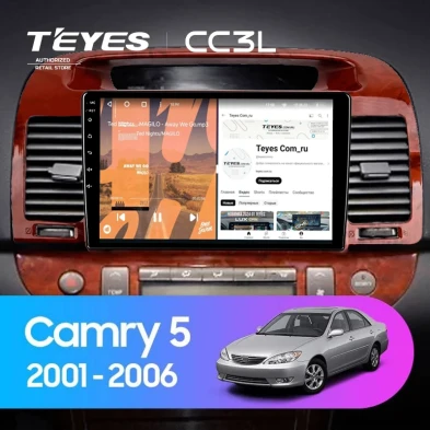 Штатная магнитола Teyes CC3L 4/64 Toyota Camry 5 XV 30 (2001-2006) Тип-B