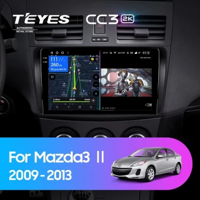Штатная магнитола Teyes CC3 2K 360 6/128 Mazda 3 2 (2009-2013)