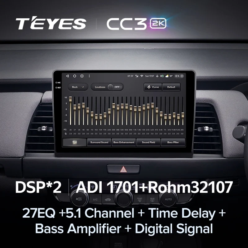 Штатная магнитола Teyes CC3 2K 6/128 Honda Jazz 4 (2020-2024) Тип-B Правый руль