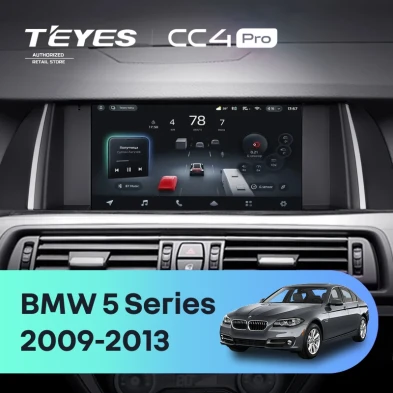 Штатная магнитола Teyes CC4 Pro 8/128 BMW 5 Series F10 F11 CIC (2009-2013)