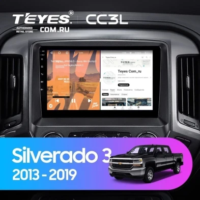 Штатная магнитола Teyes CC3L 4/32 Chevrolet Silverado 3 GMTK2 (2013-2019)