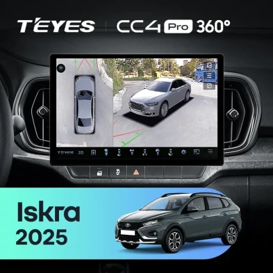 Штатная магнитола Teyes CC4 Pro 360 8/128 LADA Iskra SW Cross (2025-2026) Тип-B (11")