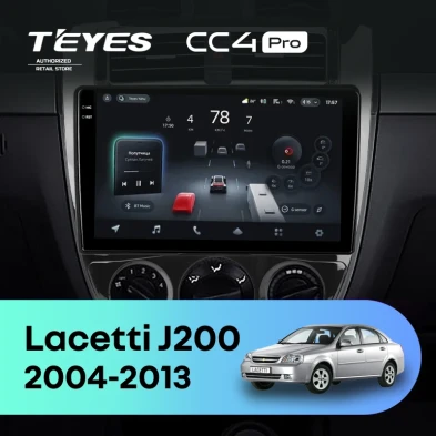 Штатная магнитола Teyes CC4 Pro 8/128 Chevrolet Lacetti J200 (2004-2013) F3