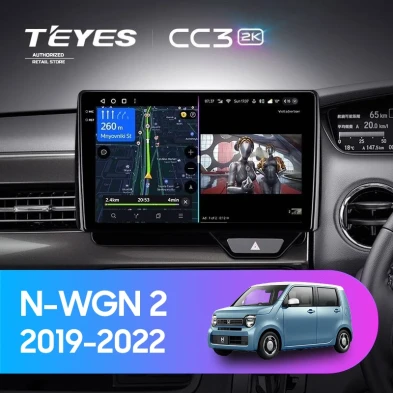 Штатная магнитола Teyes CC3 2K 4/32 Honda N-WGN 2 (2019-2022) Правый руль