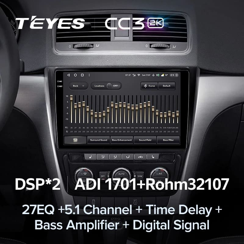 Штатная магнитола Teyes CC3 2K 4/32 Skoda Yeti 5L (2009-2014) (10 inch Universal)
