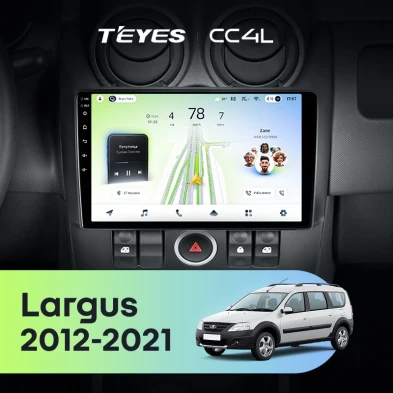 Штатная магнитола Teyes CC4L 6/64 LADA largus (2012-2021)