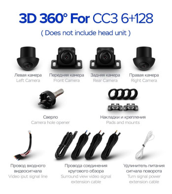 Камеры кругового обзора TEYES 3D 360 720P