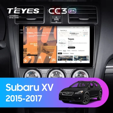 Штатная магнитола Teyes CC3 2K 360 6/128 Subaru XV (2015-2017) F1