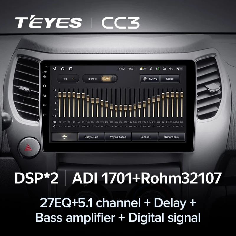 Штатная магнитола Teyes CC3 4/32 Great Wall Hover M4 (2012-2017)