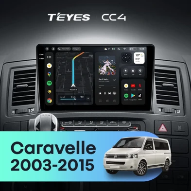 Штатная магнитола Teyes CC4 6/64 Volkswagen Caravelle (2003-2015)