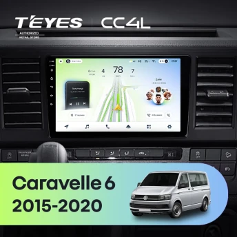 Штатная магнитола Teyes CC4L 6/64 Volkswagen Caravelle T6 (2015-2020)
