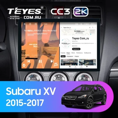Штатная магнитола Teyes CC3 2K 4/64 Subaru XV (2015-2017) F1 (11")