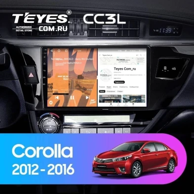 Штатная магнитола Teyes CC3L 4/32 Toyota Corolla (2012-2016) Тип-B
