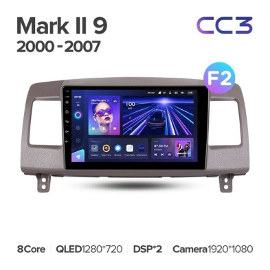 Штатная магнитола Teyes CC3 4/32 Toyota Mark II 9 X110 (2000-2007) F2