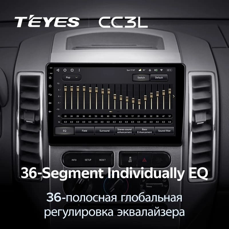 Штатная магнитола Teyes CC3L 4/64 Ford Edge 1 U387 (2006-2010)
