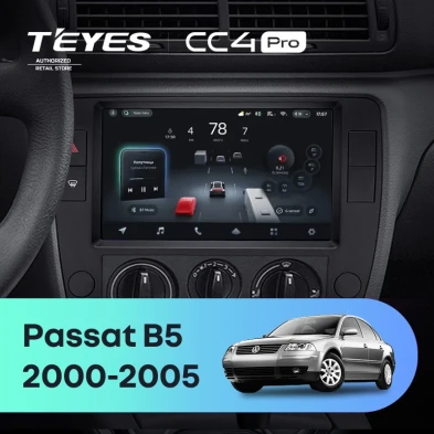 Штатная магнитола Teyes CC4 Pro 8/128 Volkswagen Passat B5 (2000-2005)