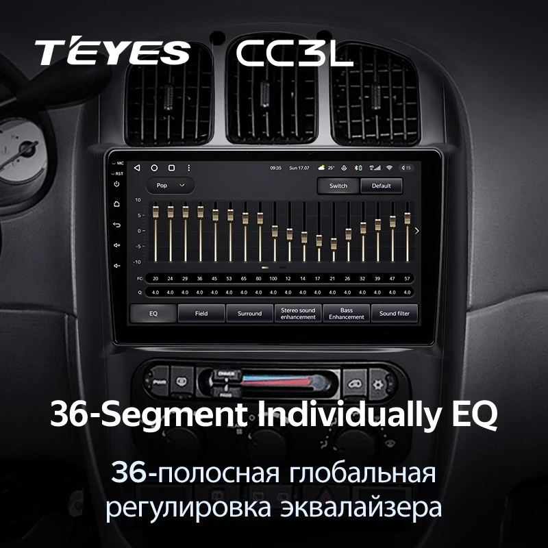 Штатная магнитола Teyes CC3L 4/32 Chrysler Town &amp; Country 4 RS (2000-2007) Тип-A