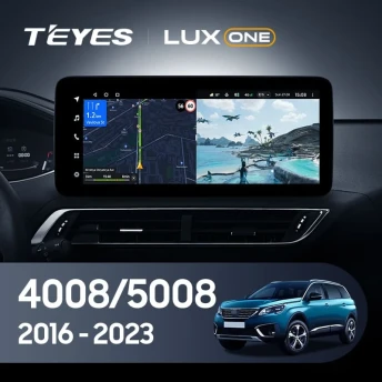Штатная магнитола Teyes LUX ONE 360 6/128 Peugeot 5008 (2016-2023)