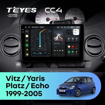 Штатная магнитола Teyes CC4 8/128 Toyota Yaris (1999-2005) F2