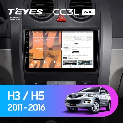 Штатная магнитола Teyes CC3L WiFi 2/32 Great Wall Hover H3 H5 (2011-2016)