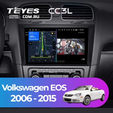 Штатная магнитола Teyes CC3L 4/64 Volkswagen EOS (2006-2015)
