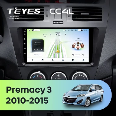 Штатная магнитола Teyes CC4L 6/64 Mazda Premacy 3 (2010-2015)