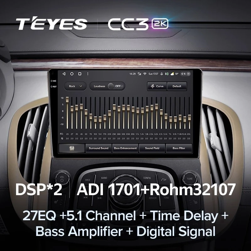 Штатная магнитола Teyes CC3 2K 360 6/128 Buick Lacrosse (2009-2013)