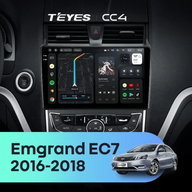 Штатная магнитола Teyes CC4 6/64 Geely Emgrand EC7 (2016-2018)